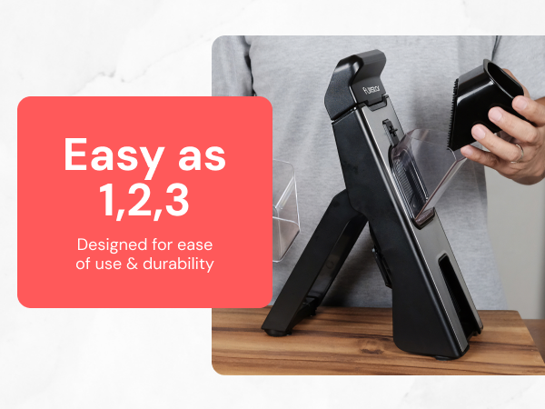 Fullstar Safe Mandoline Slicer was designed with durability and ease of use in mind