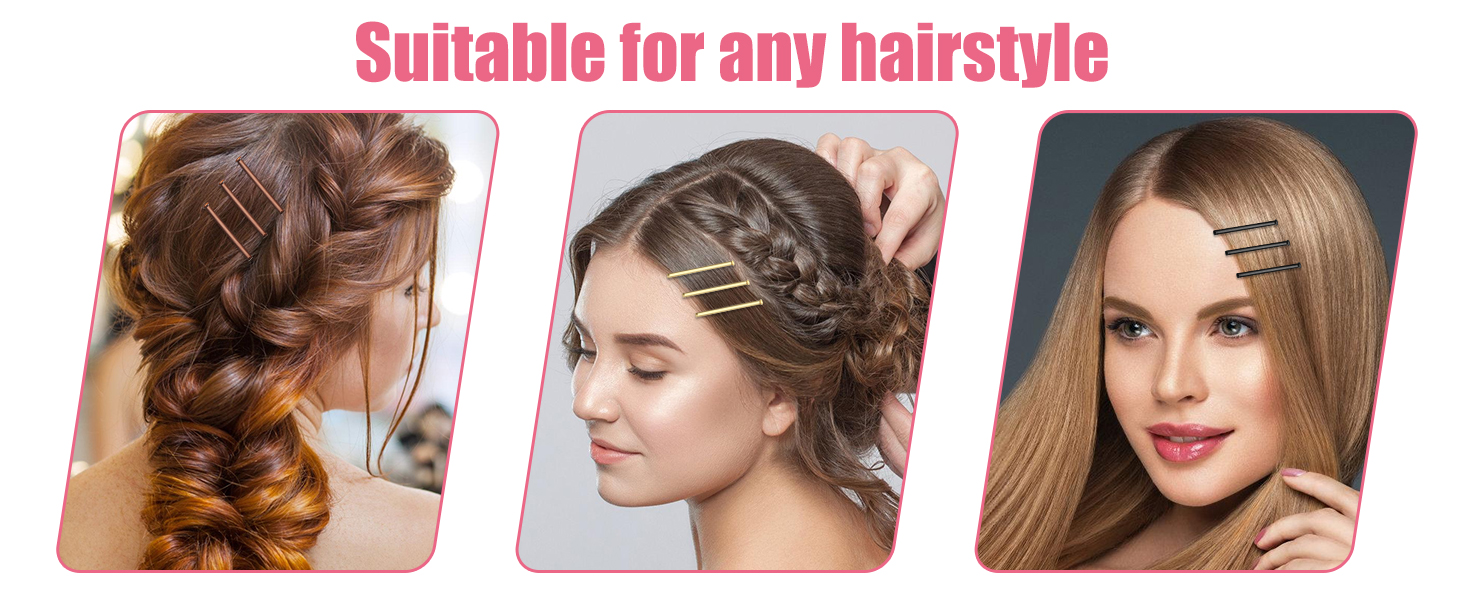 Brown bobby pins