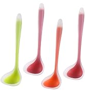 Silicone Small Silicone Ladles, Mini Gravy Ladles, Heat-resistant Sauce ladles for serving or coo...