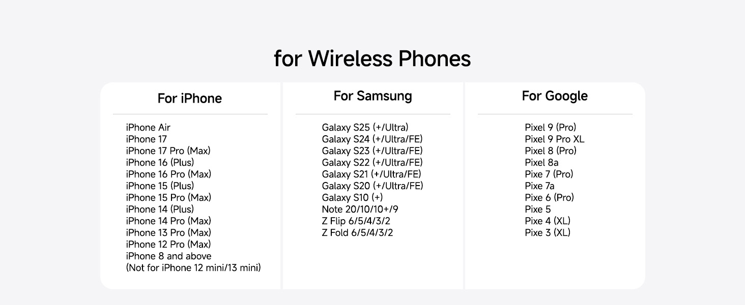 wireless charer iPhone 17
