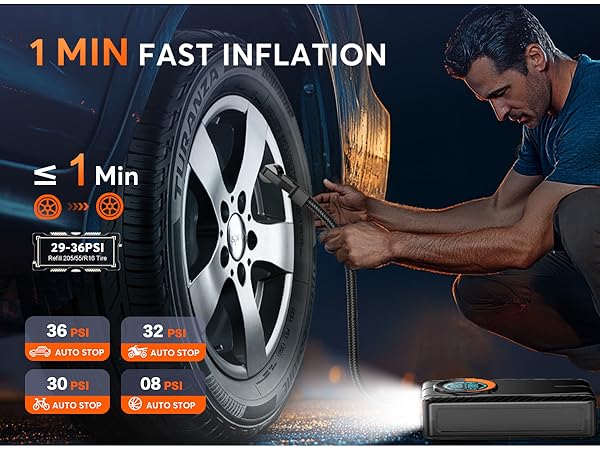 Jump Starter with Air Compressor