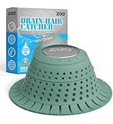 zaa Bathtub Drain Hair Catcher, Silicone Collapsible 1 Pack Drain Protector for Pop-Up and Regula...