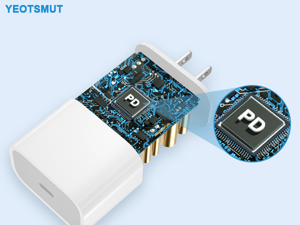 type c charger fast charging block