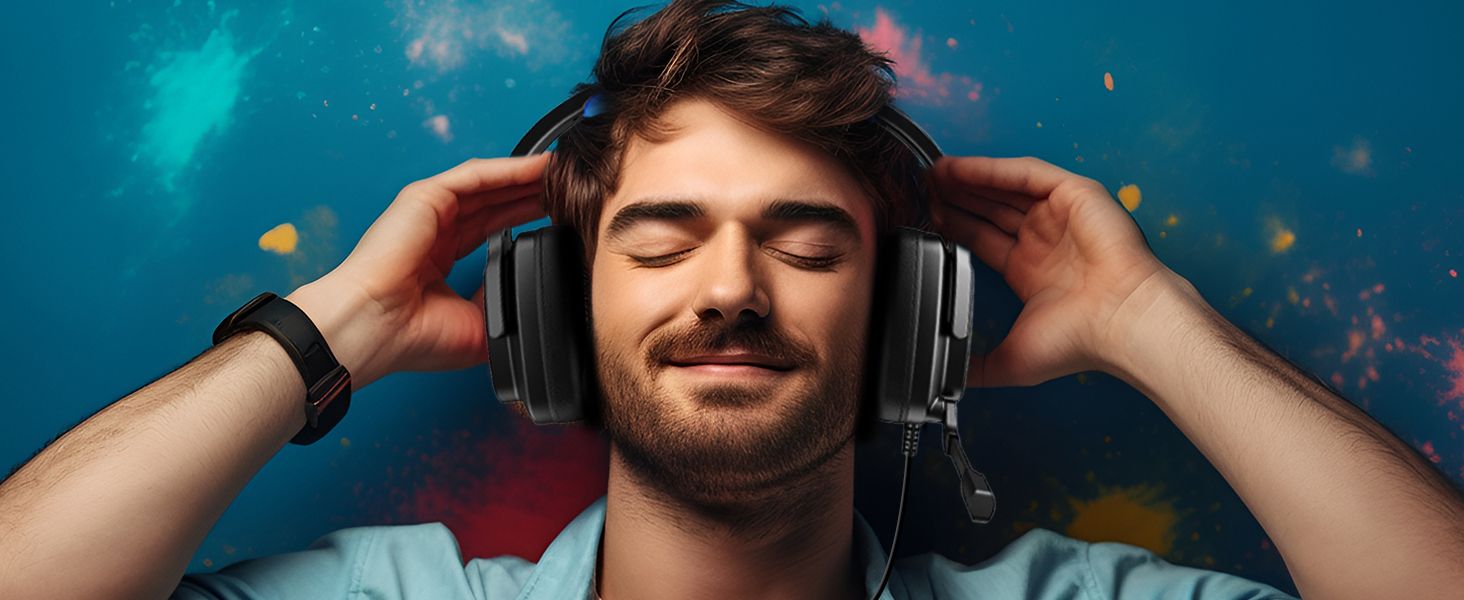 Breathable &amp;amp; comfortable ear pads headphones