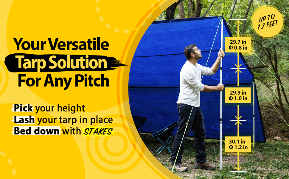 Everbeam Telescopic Tarp Pole