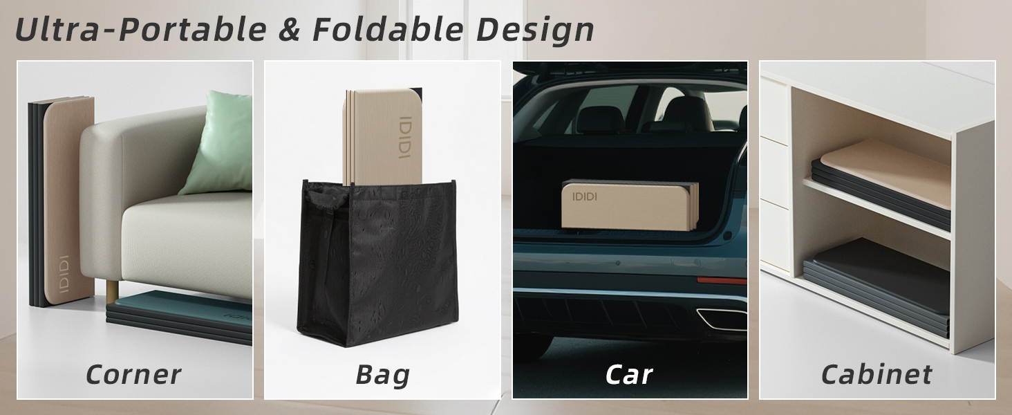 Ultra-Portable and Foldable Design