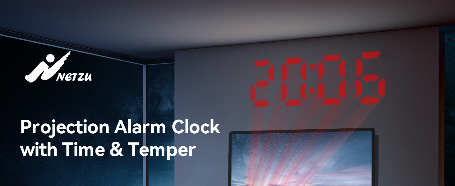 projection alarm clock