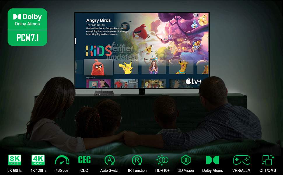 hdmi splitter 5 in 1 out