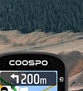 COOSPO Color Touchscreen GPS Bike Computer CS600, Wireless IPX7 Waterproof Cycling GPS Speedomete...