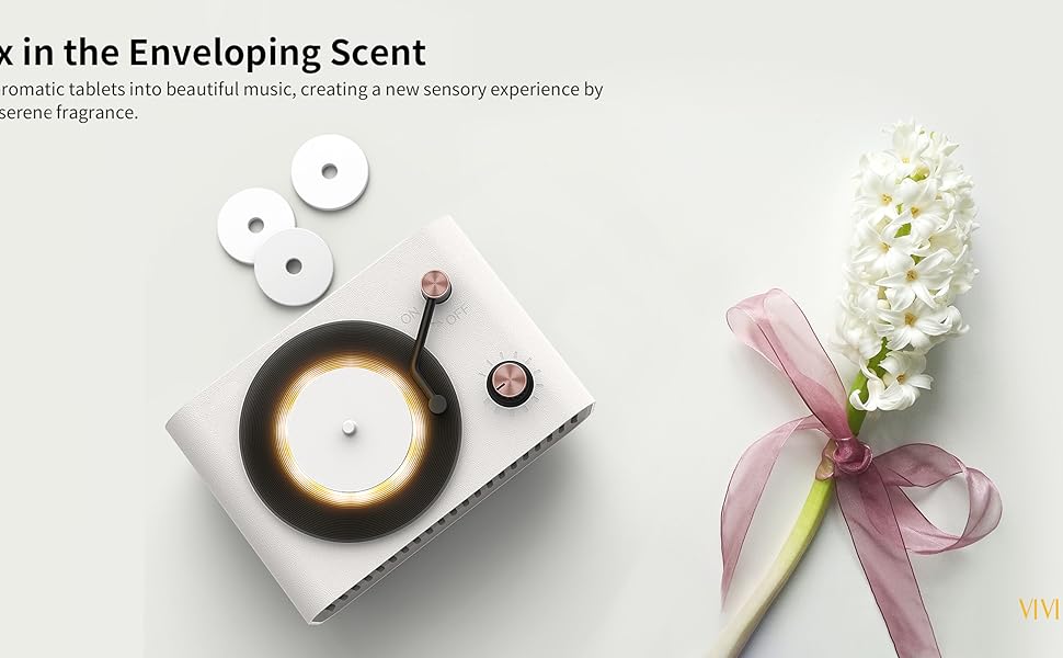 Bluetooth Speaker with Relaxing Scent Fragrance