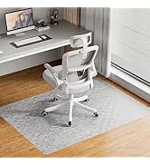 Delamu Office Chair Mat for Hardwood Floor, 30"×48" Non-Slip PVC Woven Desk Chair Mat, Heavy Duty...