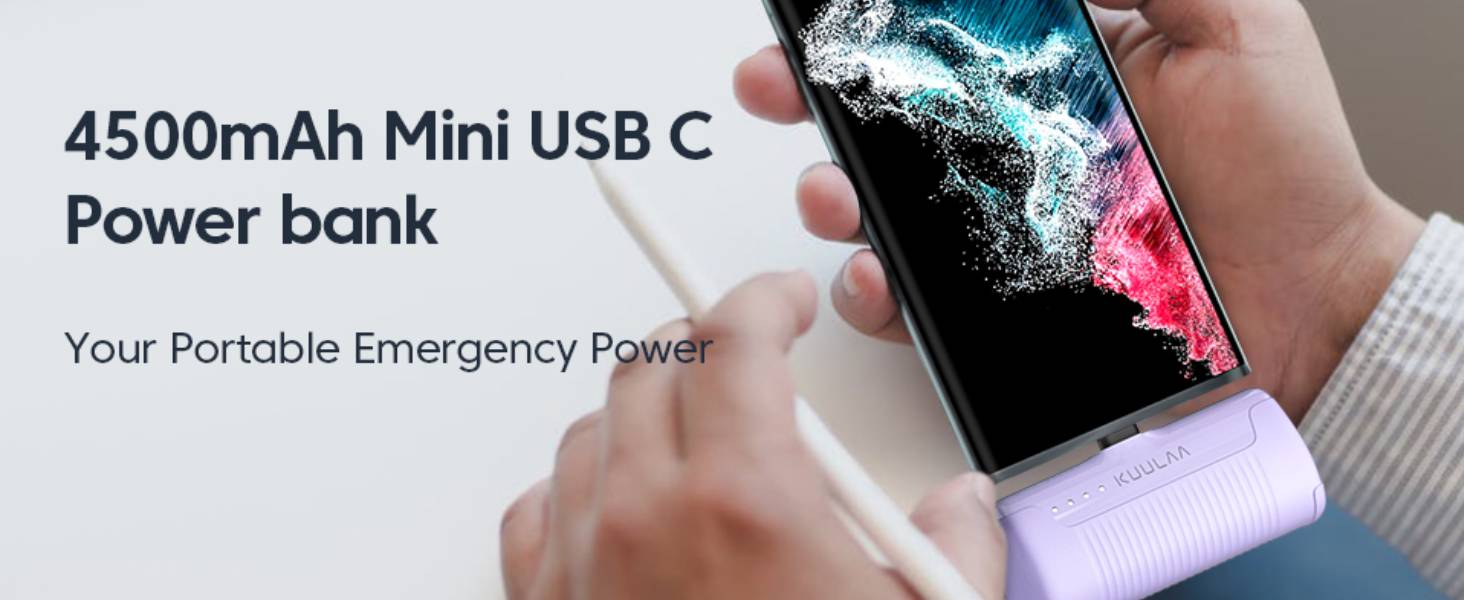 FOR ANDROID USB C POWER BANK