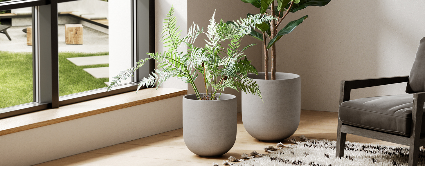 10 inch plant pot