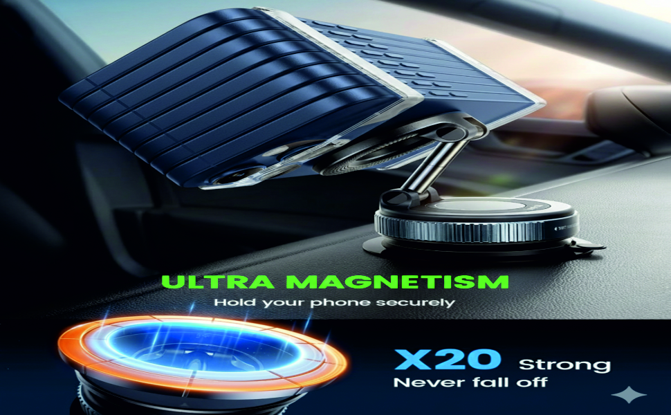 Foldable Magnetic Car Phone