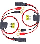 (2 Packs) Compatible with NOCO GC002 X-Connect Battery Harness M6 (1/4 inch) XL Hole Terminal Con...