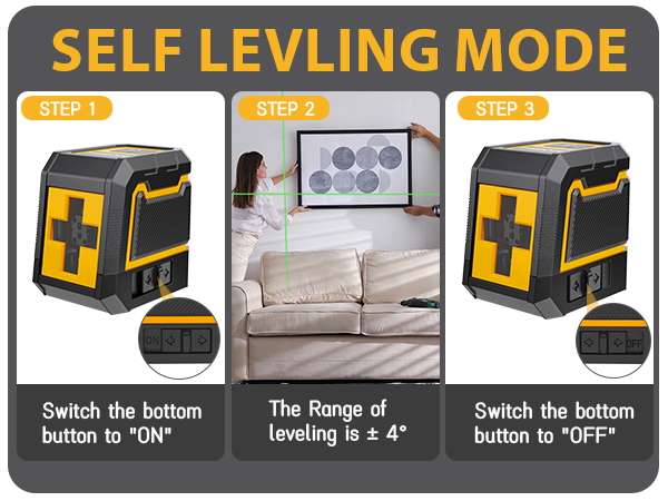 Self leveling mode