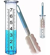 JMBay Rain Gauge Replacement Tube Plastic,7 inch Outdoor Plastic Rain Gauge Tube for Garden,Yard,...