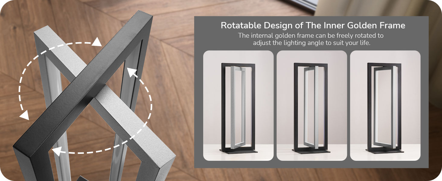 Angle Adjustable side table lamp