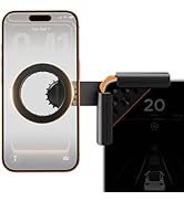 Lamicall Tesla Phone Mount - [Strongest N55 Magnet] for Magsafe Car Mount, Ultra Stable Magnetic ...