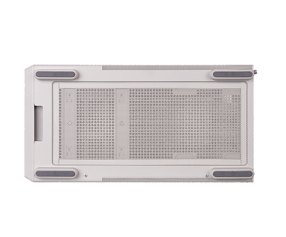 Animated demonstration of removable dust filters on Thermaltake Retro 260 case for easy cleaning