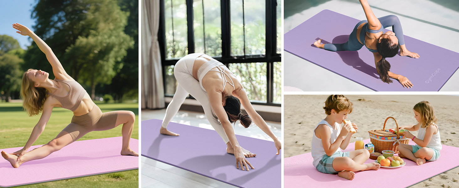 extra wide yoga mat 72x35 large tpe mat