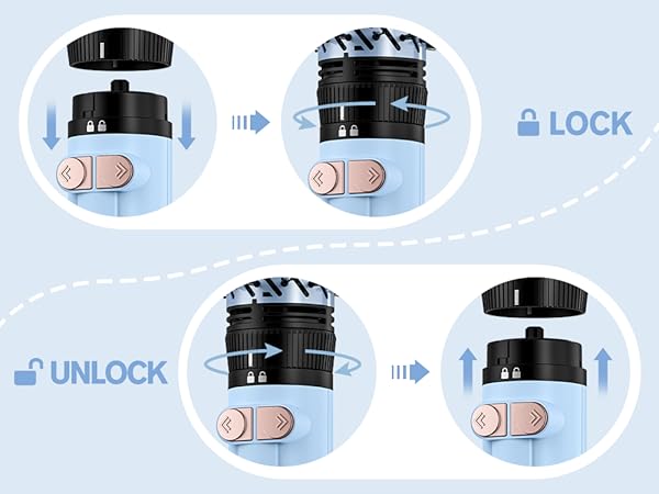 cepillo giratorio para cabello