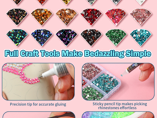 bedazzler kit with rhinestones