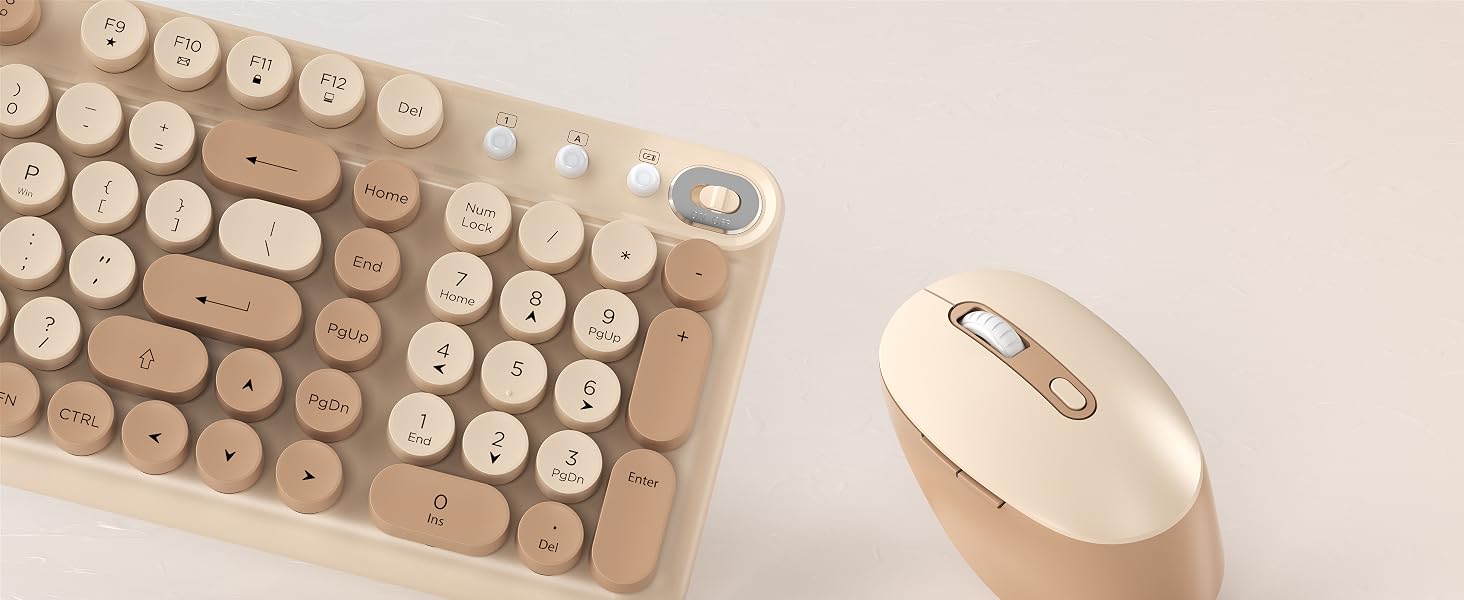 Wireless Keyboard and Mouse Combo