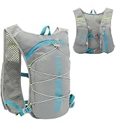 Azarxis Hiking Hydration Pack Running Backpack Daypack Vest with 5L Water Bladder for Women Men C...