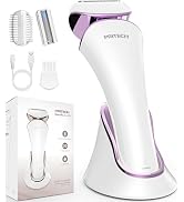 PRITECH Electric Razor for Women - Rechargeable Shaver for Women Portable Lady Shaver for Legs, A...
