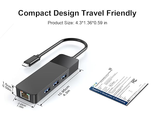 ethernet to usb c hub