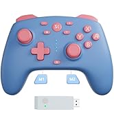PC controller for Nintendo Switch/Lite/OLED, Hall Effect Joysticks and Triggers, Macro Keys, Turb...