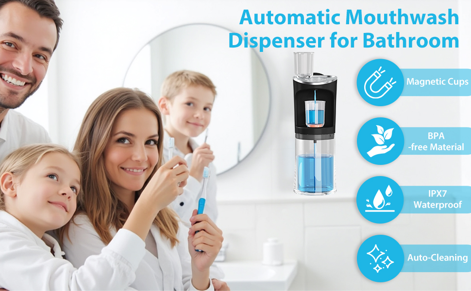 Automatic Mouthwash Dispenser for Bathroom