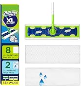 Swiffer Sweep + Mop XL, Broom &amp; Mop Alternative, Floor Cleaner for Dirt, Dust, Hair, All Purpose ...