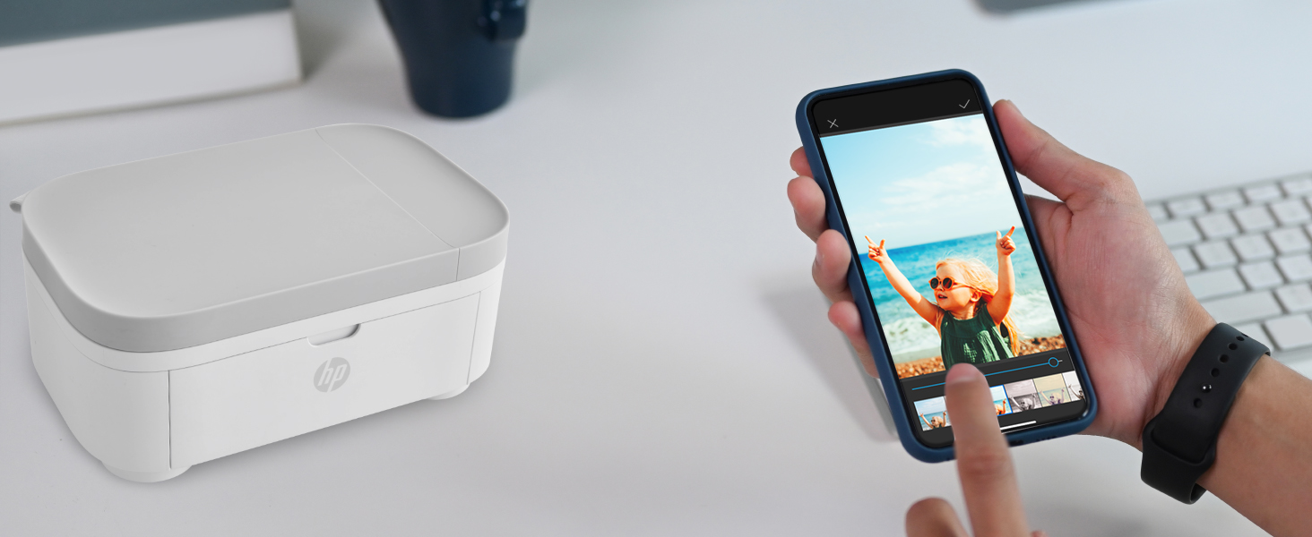 HP Sprocket Studio Plus WiFi Printer – Wirelessly Prints 4x6” Photos from Your iOS & Android Device