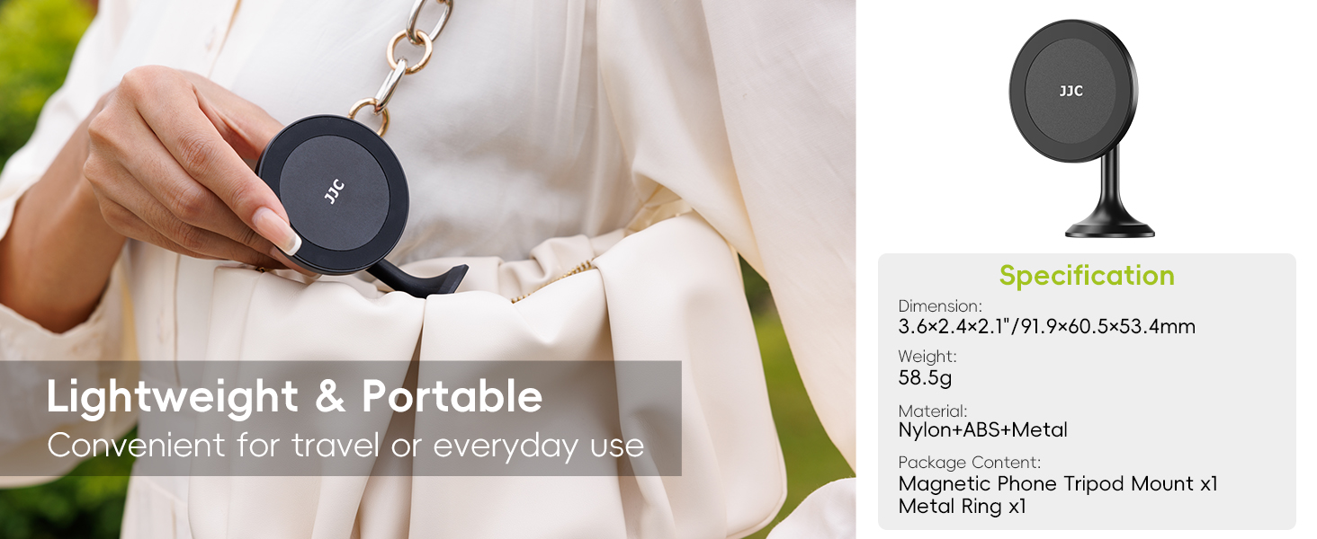 magnetic phone tripod mount