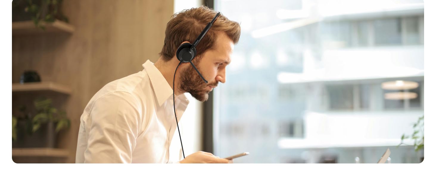 headset with mic for work, wired headset with mic for work, wired headset