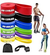 Zacro Resistance Bands, 6 Resistance Levels Pull Up Assistance Bands, Exercise Bands for Men&amp;Wome...