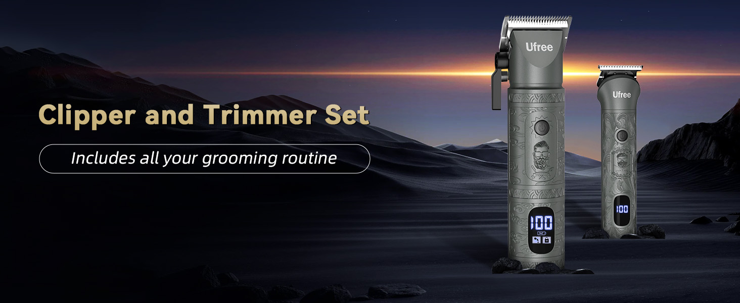 ufree clippers and trimmers set