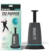 Bandit Sports Tee Popper, Durable Nylon Strength for Long-Lasting Hitting, Batting Tee for Perfec...