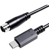 NITOMTYU 5.9 Feet Type C to 7 Pin Mini-din Male Cable for IK Multimedia iRig Series, iRig HD,iRig...