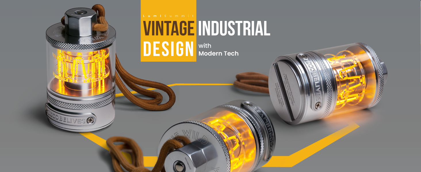 Vintage iIdustrial Design with Modern Tech