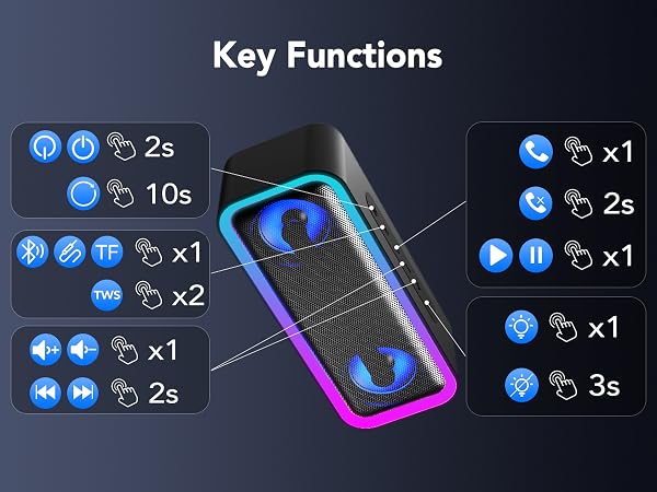wireless speakers with bluetooth-party speaker bluetooth waterproof-waterproof bluetooth speaker