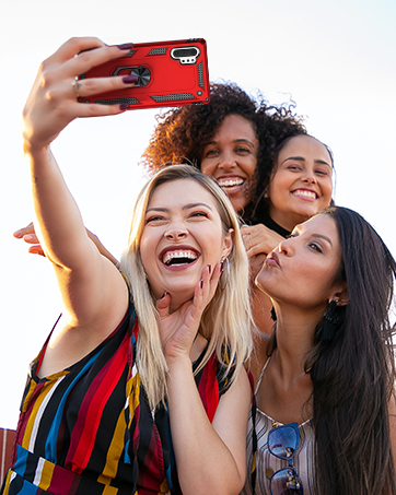 Androgate phone case with ring holder stand