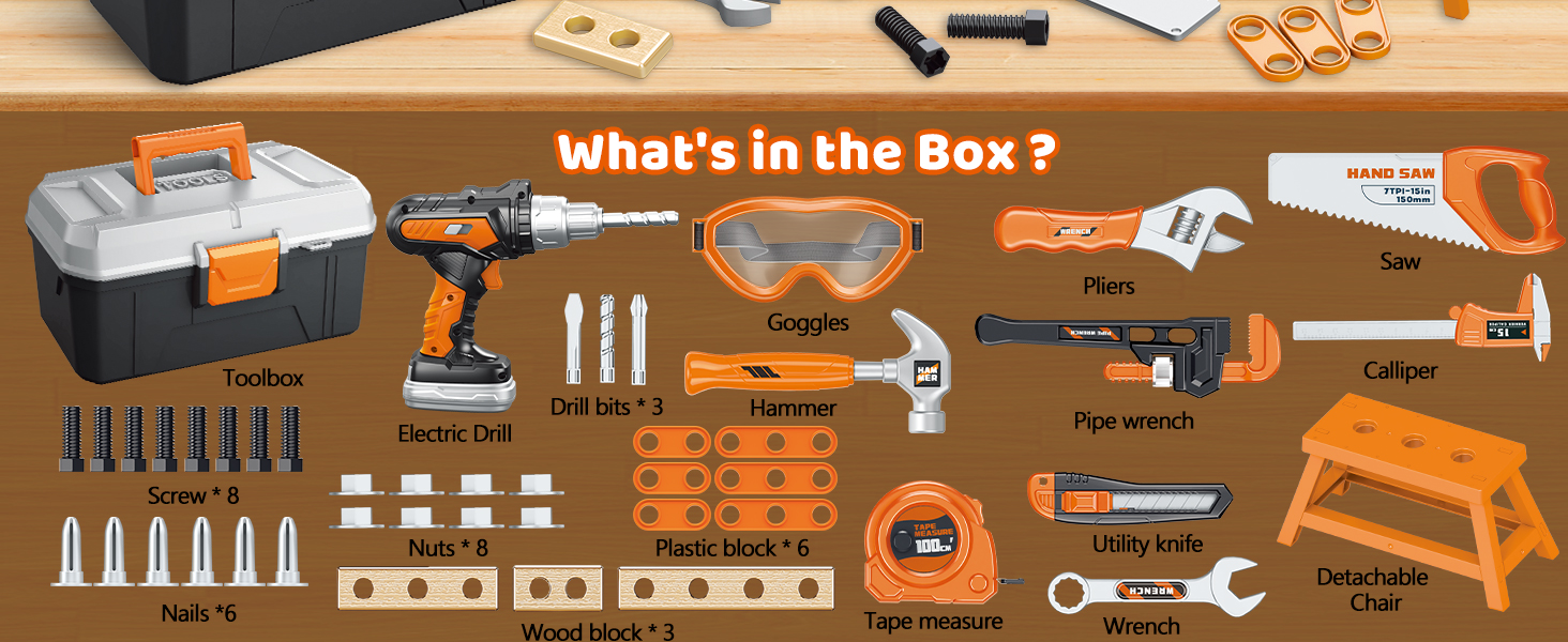kids tool box set