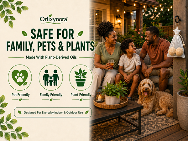 Safe for family, pets and plants