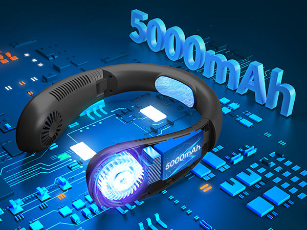 2023 upgraded Neck Fan, Portable Neck Fan, Personal Fan, Portable Fan, Neck Air Conditioner