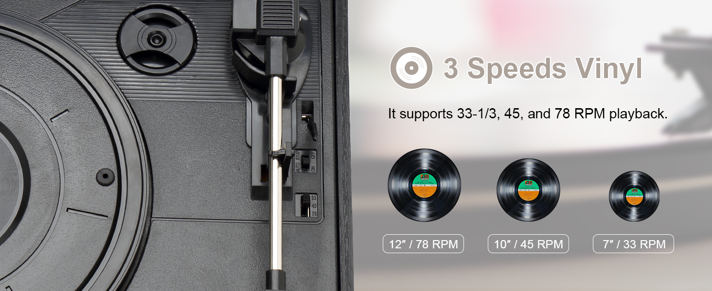 9 in 1 Record Player