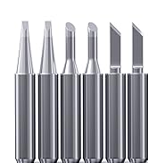 HANGLIFE 900M Soldering Iron Tips with Tip Holder for Hakko, Yihua, Atten, Quick, Ryobi, and More...