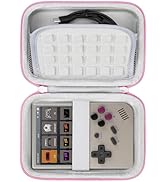 BOVKE Carrying Case Compatible with RG35XX 2024 New Version Retro Handheld Game Console, Storage ...